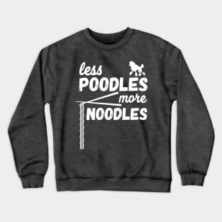 Funny Noodles Food Pun Crewneck Sweatshirt